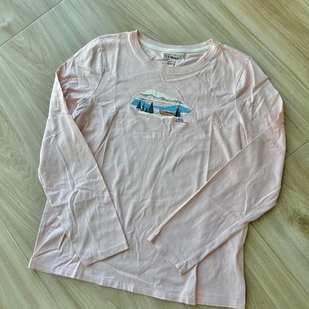 LLBean LL Bean L.L.Bean Women's Pink Shirt